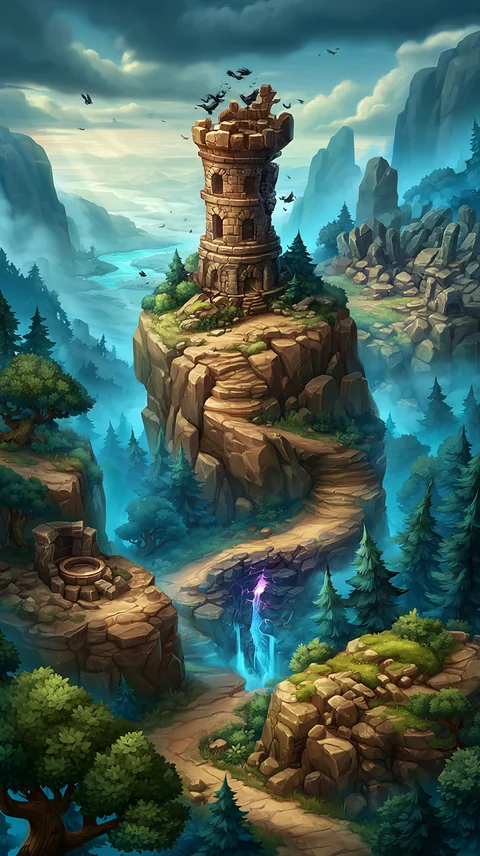 The Hollow Spire — current game location artwork