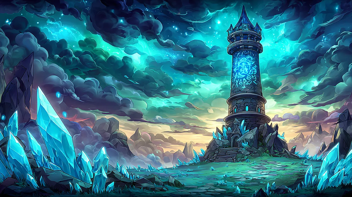 Tower Ascent rift art